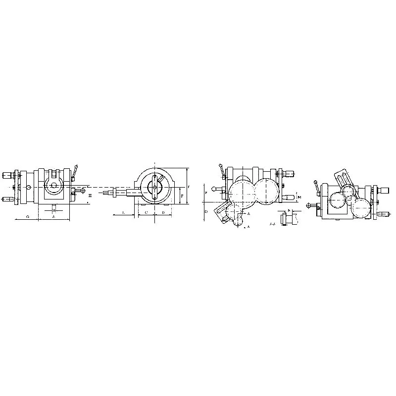 Divisore univ mandrino contropunta dischi divisor D004 Fervi