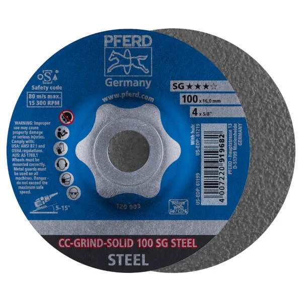 Dischi da sbavo CC-GRIND-SOLID SG STEEL