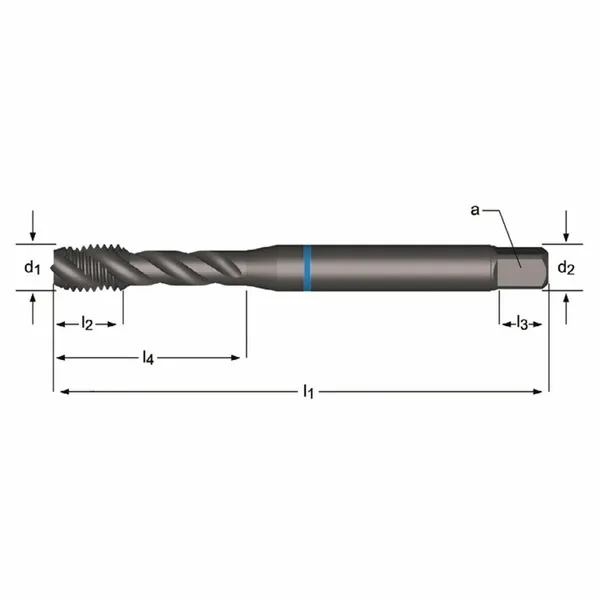 Maschi Dormer E238 HSS-E PM Din 371/376 C R40 M 6H Vap