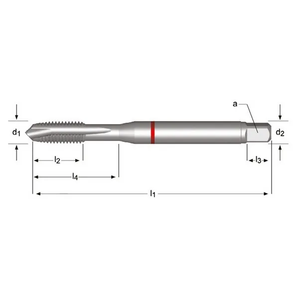 Maschi Dormer E255 HSS-E PM Din 371/376 B M 6H
