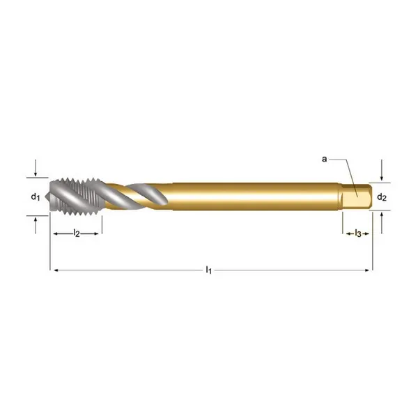Maschi Dormer EX11 HSS-E PM Din 374 C R45 MF 6H Vap