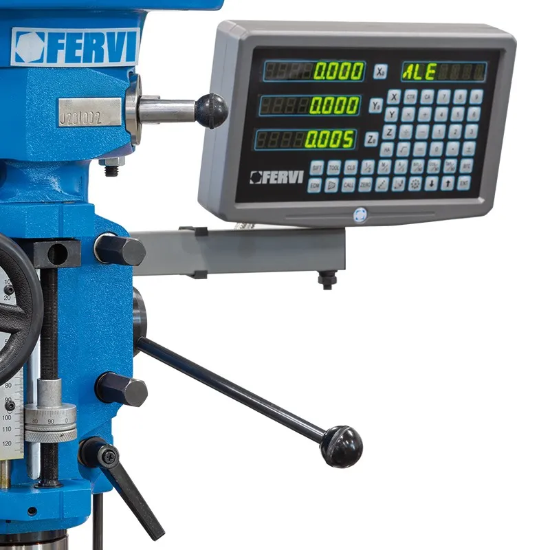 Fresa verticale a testa veloce con inverter F060I Fervi