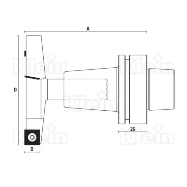 Frese HW per spianare con cono hsk-63f a calettamento