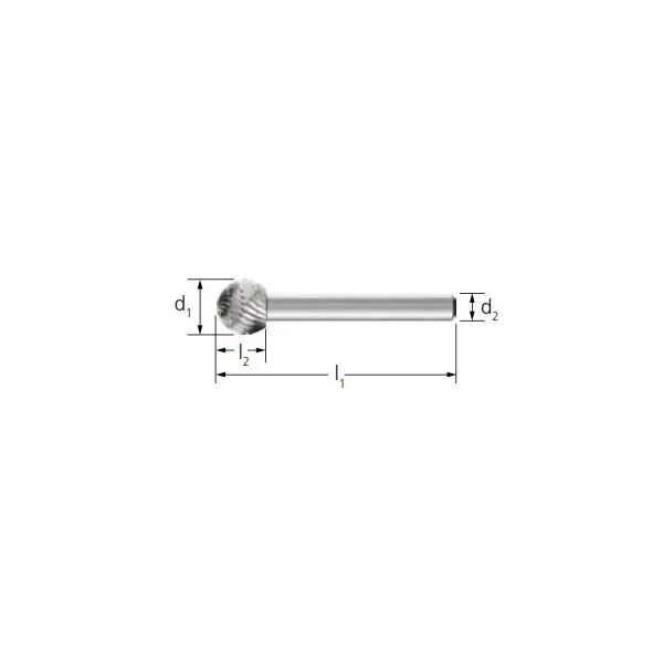 Frese PFERD con forma a sfera F gambo 6