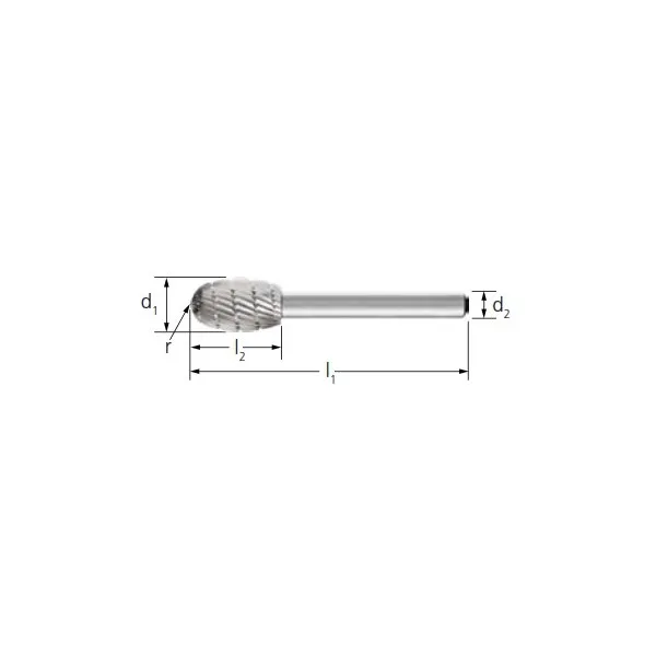 Frese PFERD con forma a goccia O gambo 6
