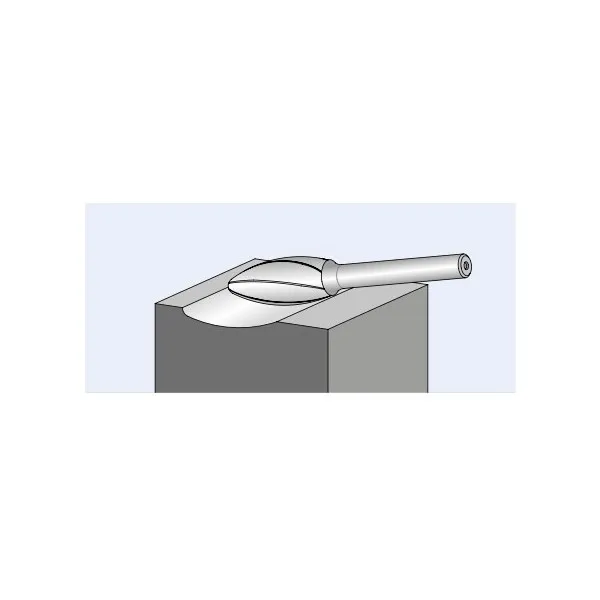 Frese HM PFERD INOX forma a fiamma B gambo 6