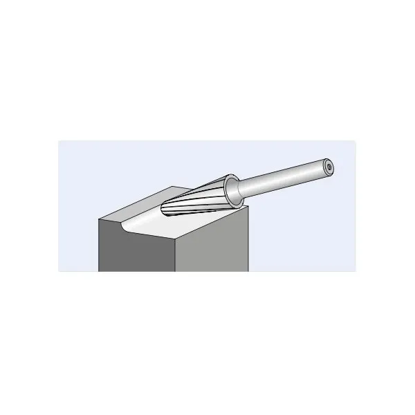 Frese HM PFERD INOX a cono punta arrotondata KEL gambo 6