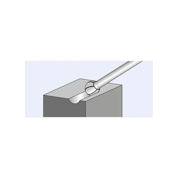 Frese HM PFERD INOX forma a sfera KUD gambo 6