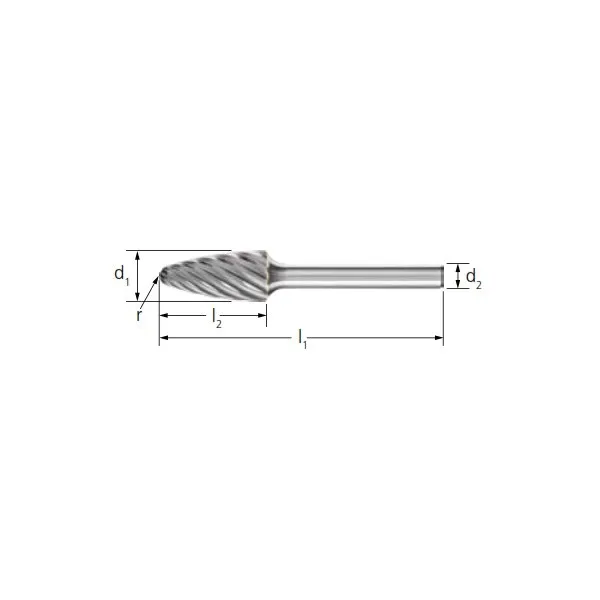 Frese HM PFERD INOX forma ad albero RBF gambo 6