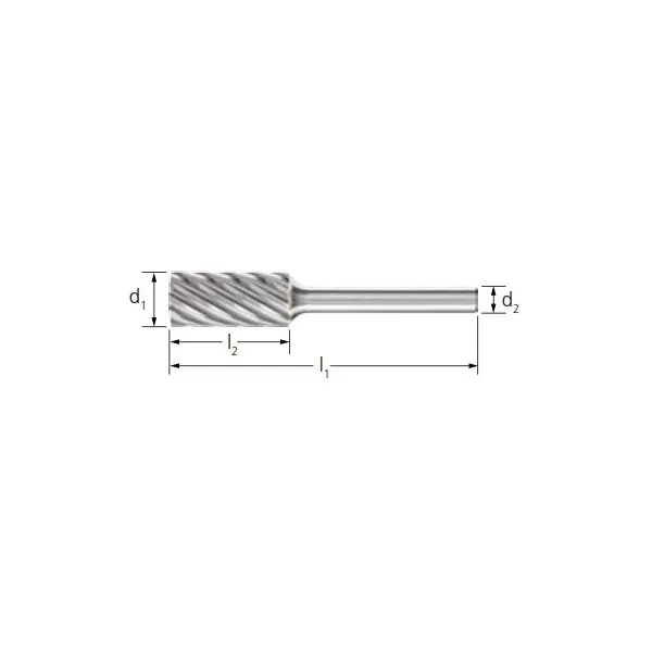 Frese HM PFERD INOX cil. ZYA senza taglio front. gambo 6