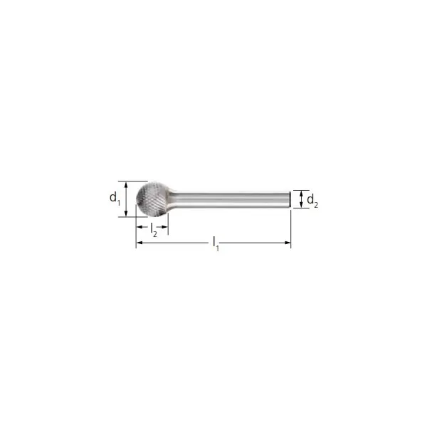 Frese HM PFERD MICRO forma a sfera KUD gambo 3