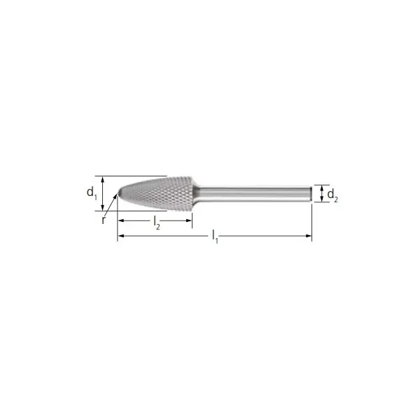 Frese HM PFERD MICRO forma ad albero RBF gambo 6