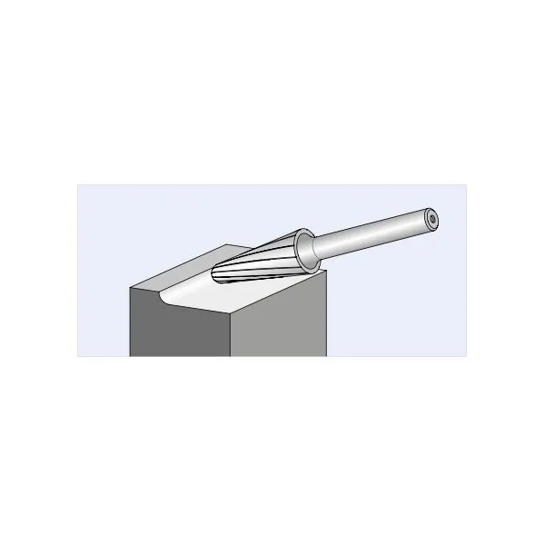 Frese HM PFERD STEEL cono punta arroton. KEL gambo 6