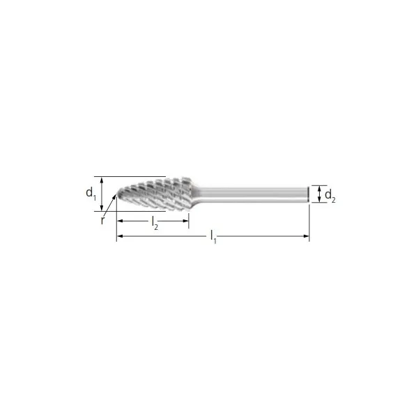 Frese HM PFERD TITANIUM ad albero RBF gambo 6