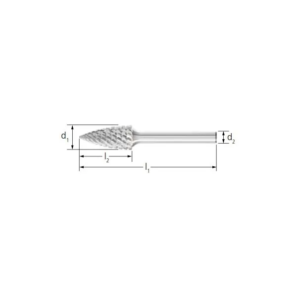 Frese HM PFERD TITANIUM a ogiva SPG gambo 6