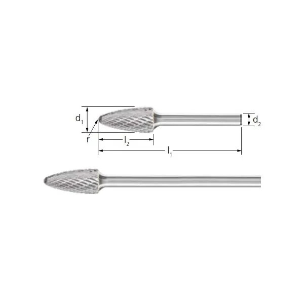 Frese HM PFERD TOUGH forma ad albero RBF gambo 6x150