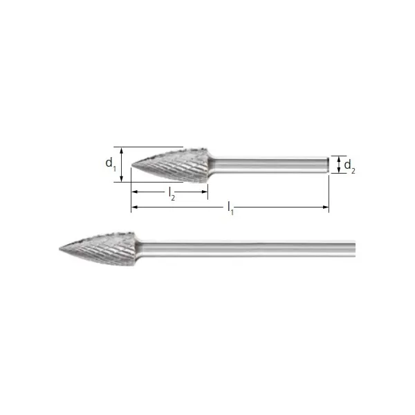 Frese HM PFERD TOUGH forma a ogiva SPG gambo 6