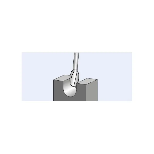 Frese HM PFERD TOUGH forma a goccia TRE gambo 6