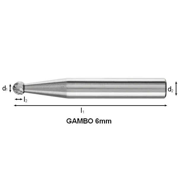 Frese HM PFERD forma a sfera KUD gambo 6