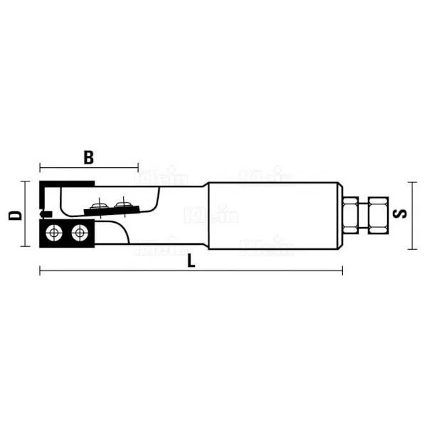 Frese con coltelli HW per pantografi cnc