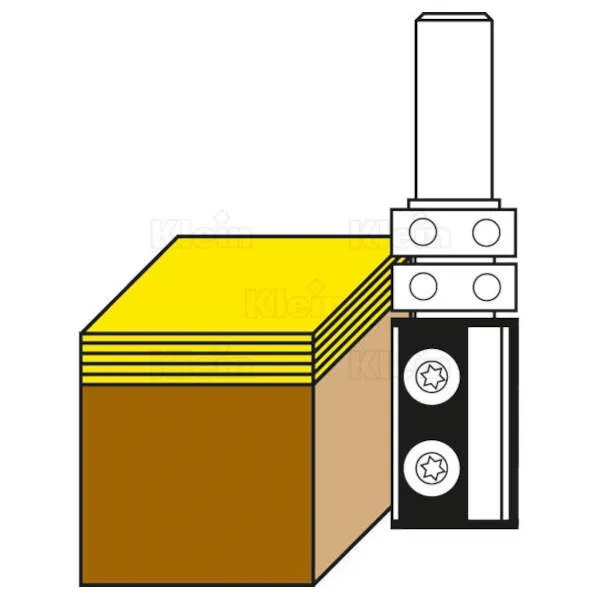 Frese con coltellini HW per refilare doppio cusc. z2 super.
