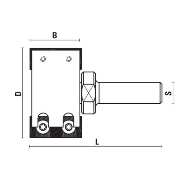 Frese con coltellini HW per scanalature z2
