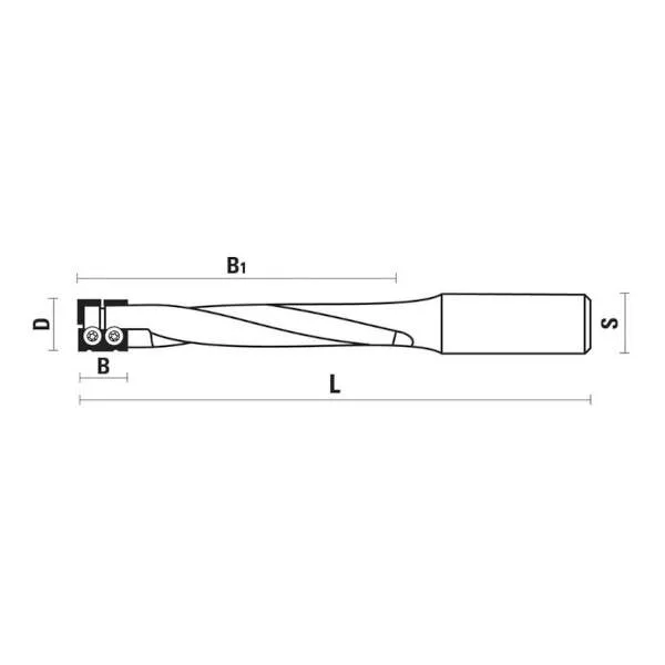 Frese con coltellini HW per serrature in acciaio pesante z2
