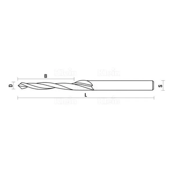 Frese hs a tagliente elicoidale per PVC z2 U241