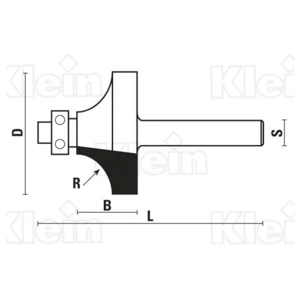 Frese HW a raggio concavo con cuscinetto delrin Z2 C323