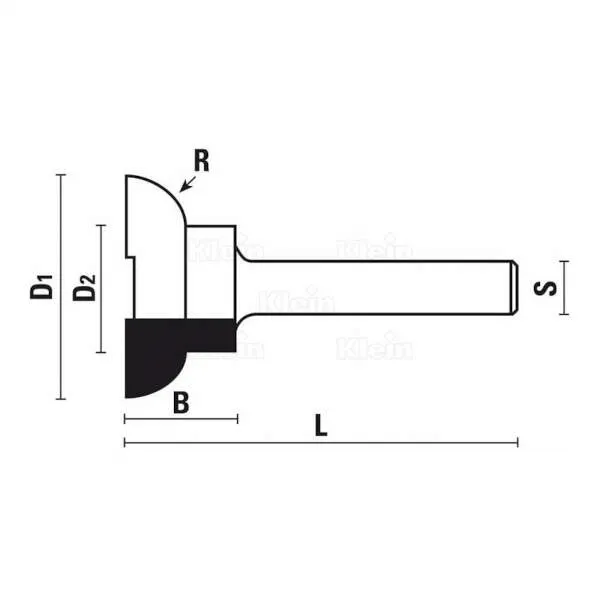 Frese HW a raggio negativo Z2 A155 - B155