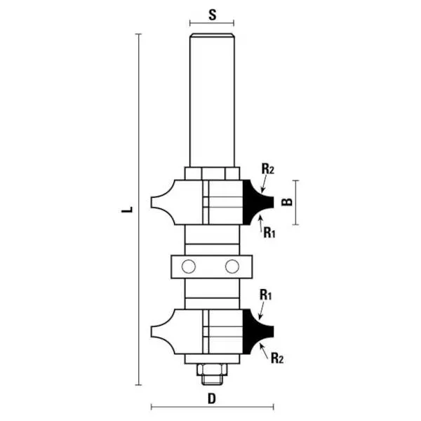 Frese HW componibili a doppio raggio Z3 E186 - G186 - C186