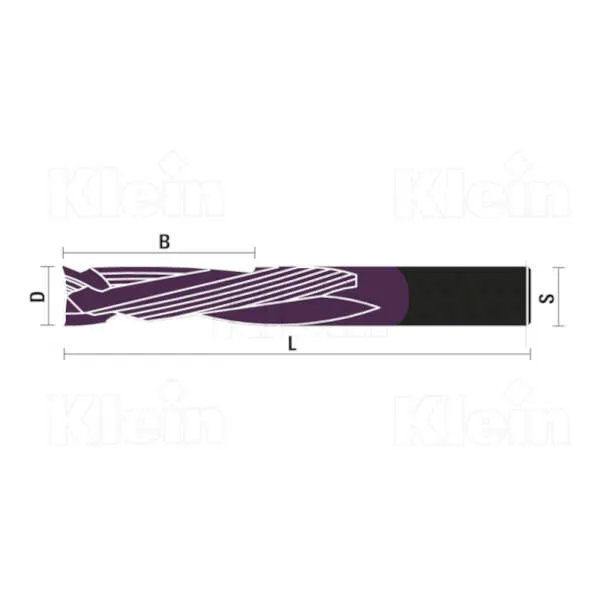 Frese HW integrale a compressione z3+3 ric KleinDIA T356.MKD