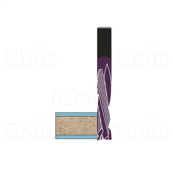 Frese HW integrale a compressione z3+3 ric. KleinDIA T356.KD