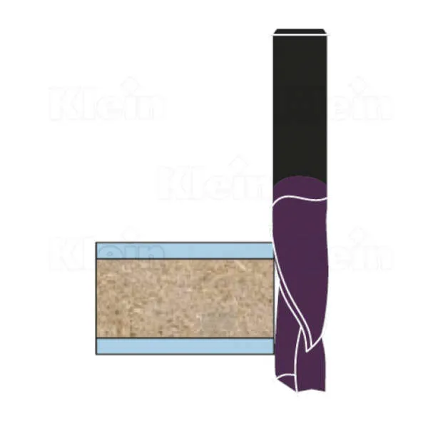 Frese HW integrale a doppia elica z1+1 ricoperte KleinDIA