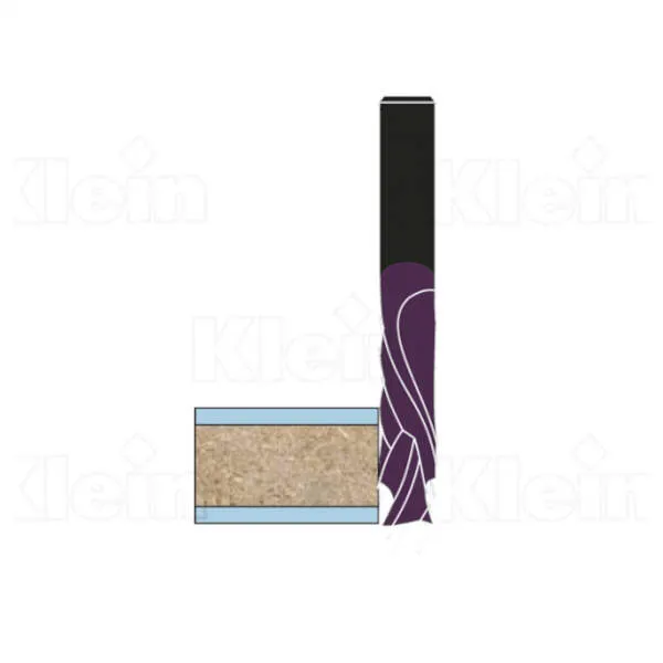 Frese HW integrale a doppia elica z2+2 ric KleinDIA T156.MKD