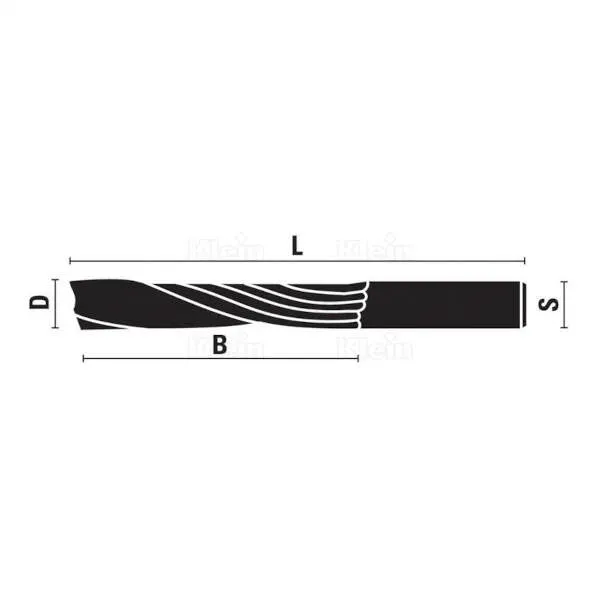Frese HW integrale elica destra z1 U102