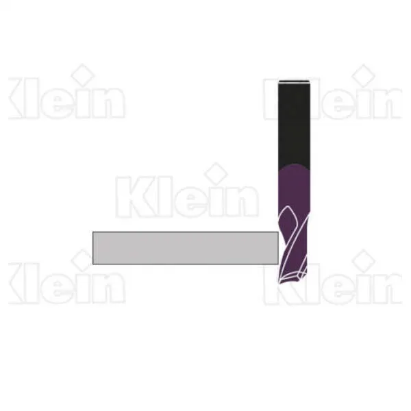 Frese HW integrale elica destra z1 corto KleinDIA U125.KD