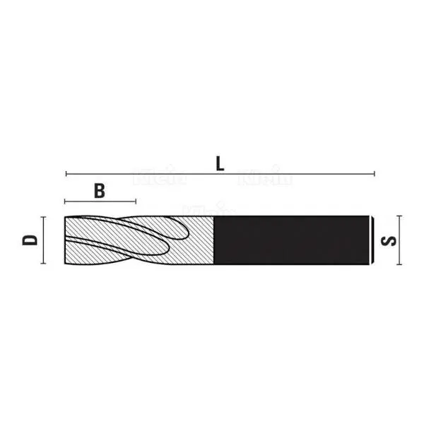 Frese HW integrale elica destra z4 U155 - U156