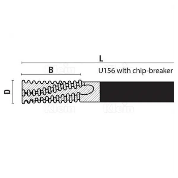 Frese HW integrale elica destra z4 U155 - U156