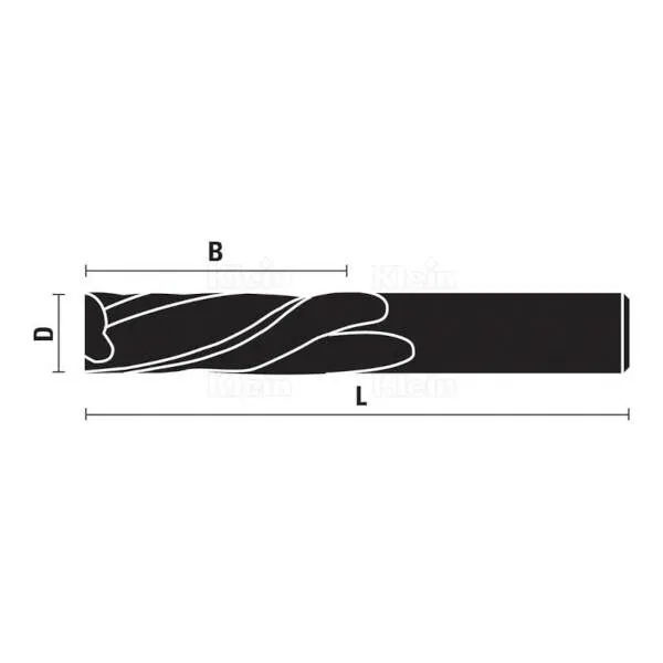 Frese HW integrale elica sinistra spingente z3 T153.R