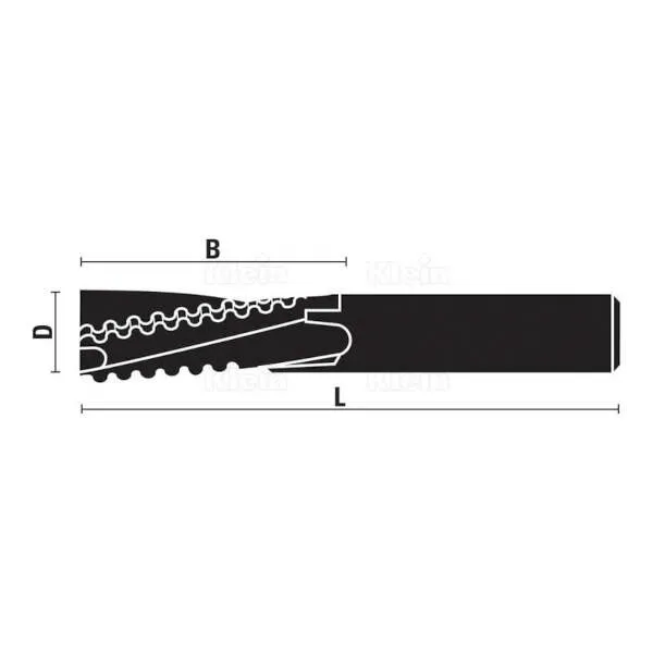 Frese HW integrale elica sinistra z3 rot sx T154.L