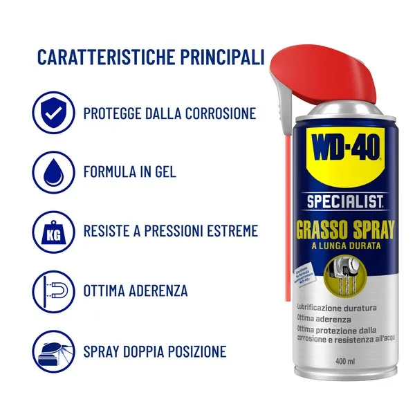 WD-40 Grasso Spray Lunga durata 400 ml