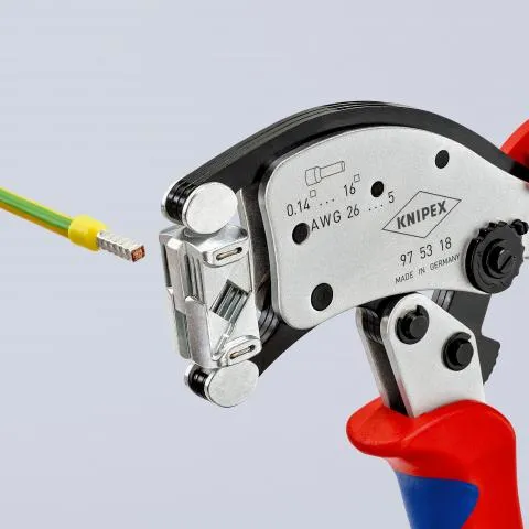 Pinza per terminali a bussola 97 53 18 Knipex Twistor
