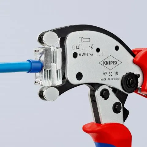 Pinza per terminali a bussola 97 53 18 Knipex Twistor
