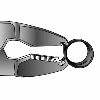 Pinza per anelli stringitubo 871 D