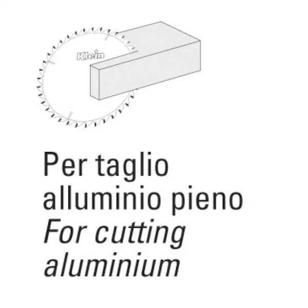 Lame circolari HW Klein LB per alluminio dente negativo