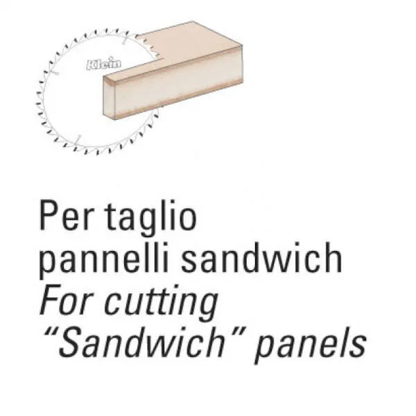 Lame circolari HW Klein MP per pannelli sandwich