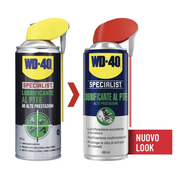 WD-40 Lubrificante Alte Prestazioni PTFE 400ml