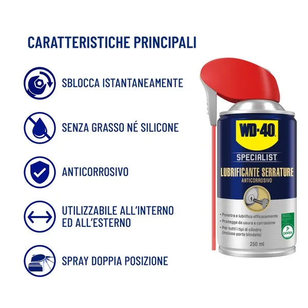 WD-40 Lubrificante Serrature 250 ml