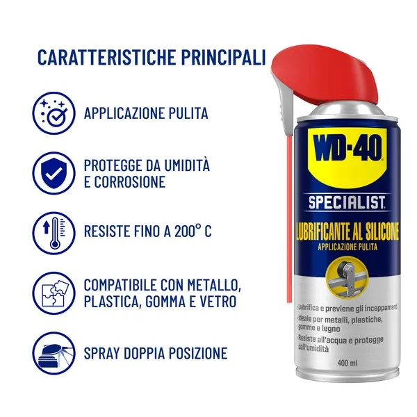 WD-40 Lubrificante al Silicone 400 ml